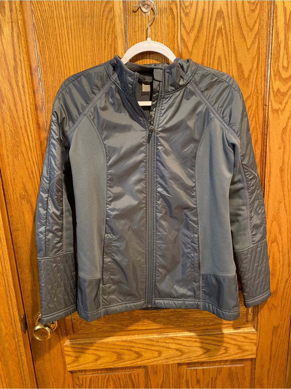 Xersion Gray Zippered Jacket